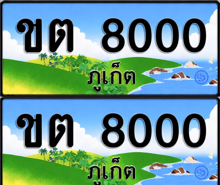 ทะเบียน ขต 8000